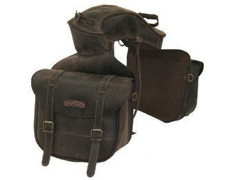 Saddle Bag "Large" with banana bag leather
