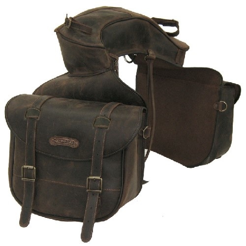 Saddle Bag "Large" with banana bag leather waterproof