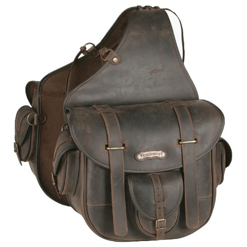 Satteltasche "Large" mit Mini-Ledertaschen wasserdicht