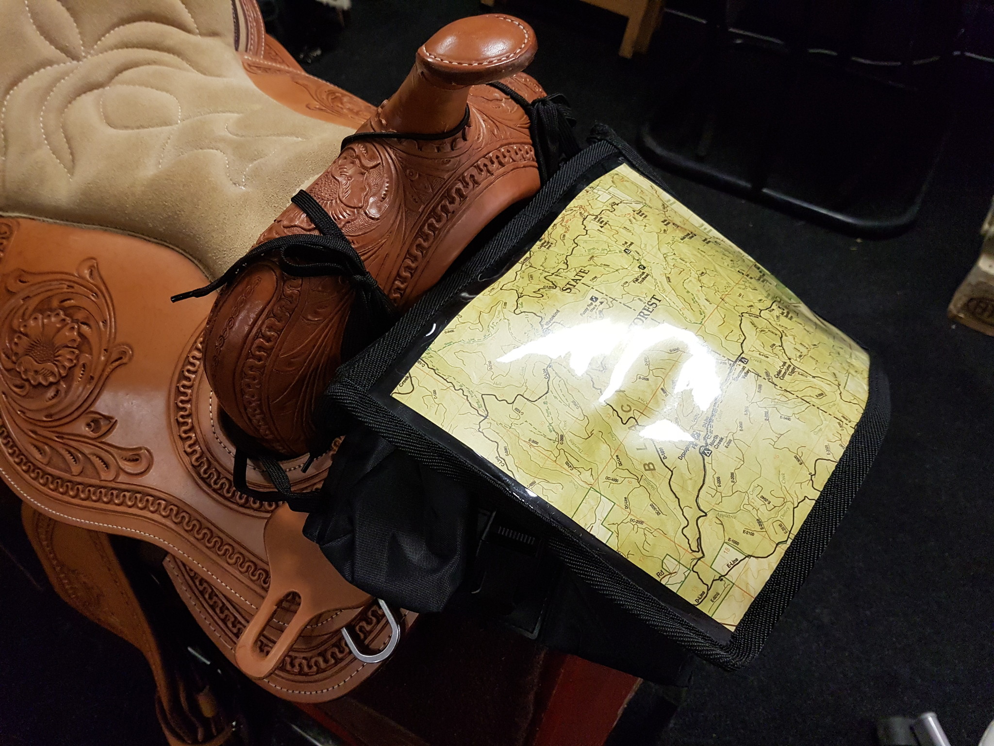 Kartenhalter für die Satteltasche wasserdicht