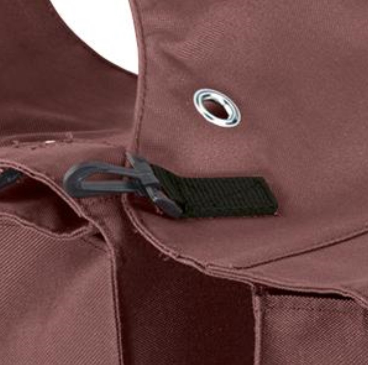 Saddlebags water-repellent nylon available in brown and black