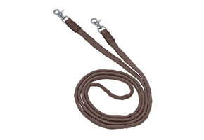 Cotton rope reins flat