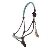 Rope halter Feather with feather