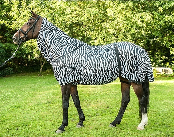 Eczeemdeken Zebra met natuurlijke vliegenafwering