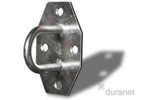 Beugelplaat voor hooinetten en slowfeeders