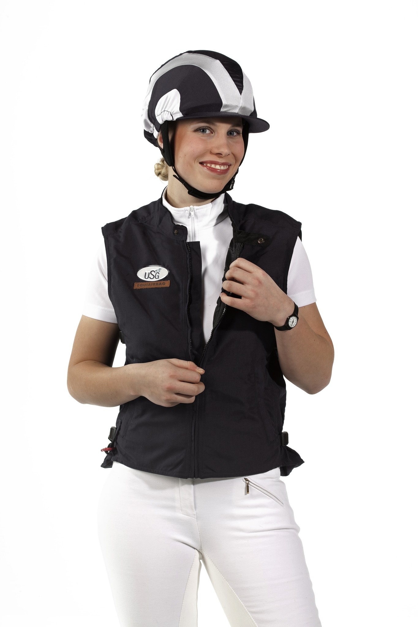 Equiairbag rug bodywarmer met geïntegeerde airbag