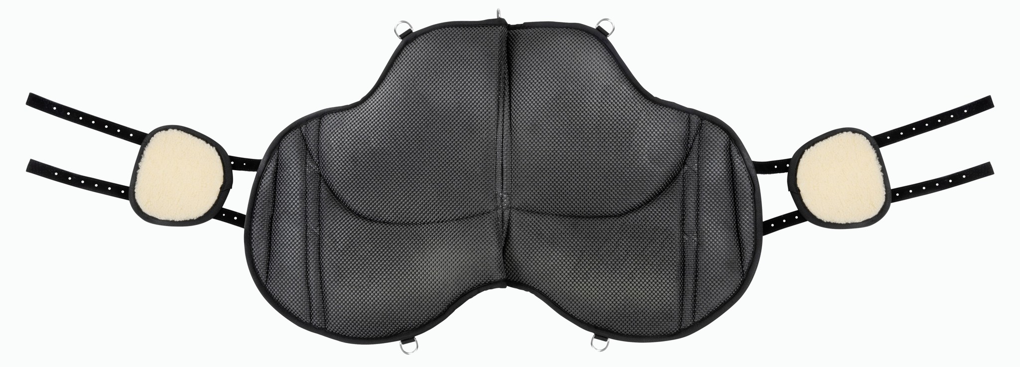 Barebackpad zwart anatomisch