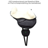 Bareback Pad schwarz anatomisch