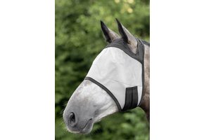 Fly mask light gray