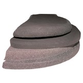 Moosgummi inlages zwart