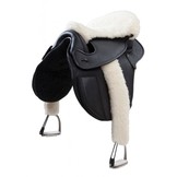 Steigbügelriemen Schafwollbezug Klettverschluss