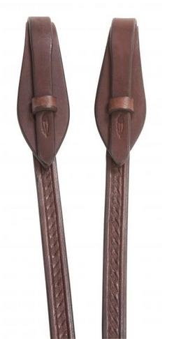 Nubuck westernteugels leer