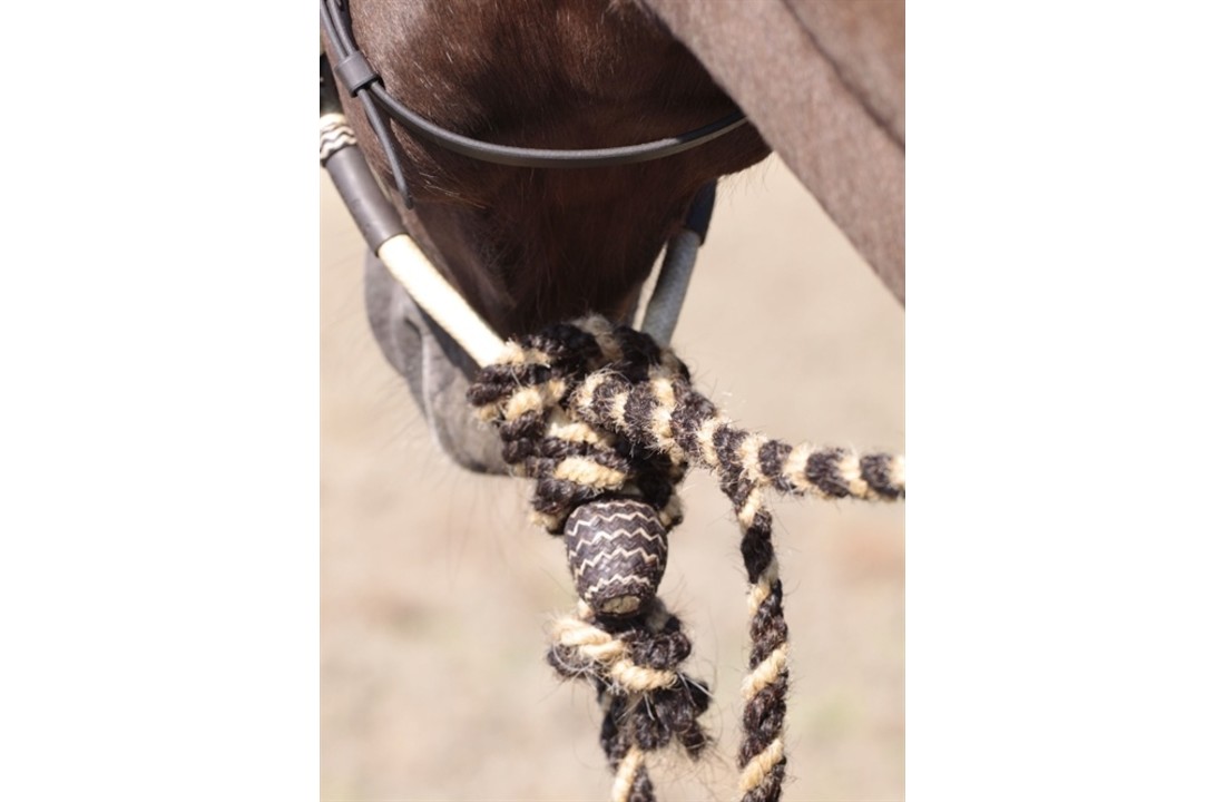 Mecate Teugels Paardenhaar bruin