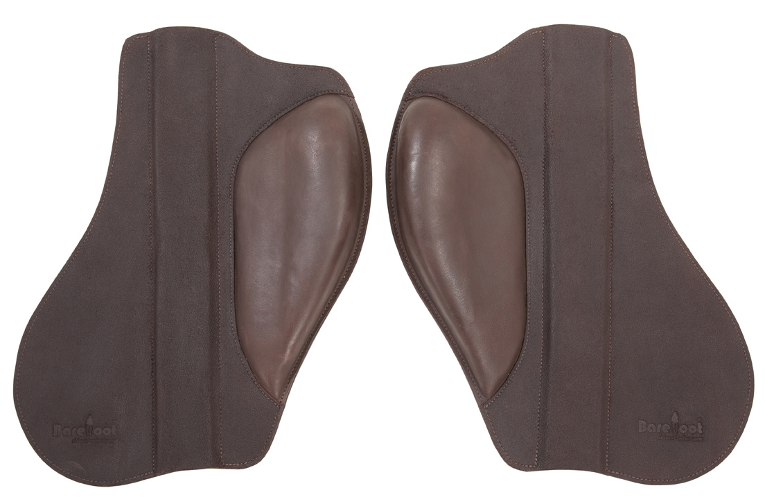 Fenders met kniewrongen leer