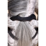 Contour Jewel cross-over bitless bridle black
