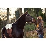 Schafwollsitz für Ride on Pad extra weich