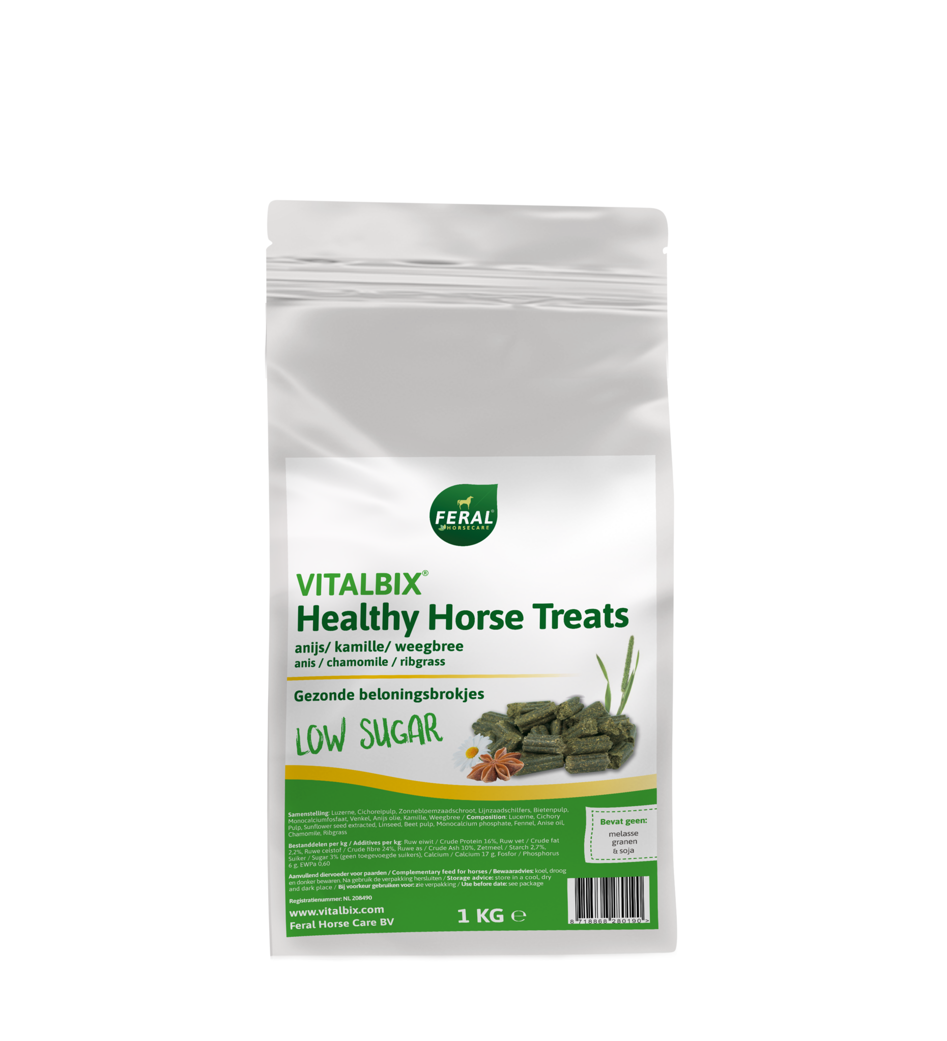 Healthy Horse Treats Anise Chamomile and Plantain 1 kg
