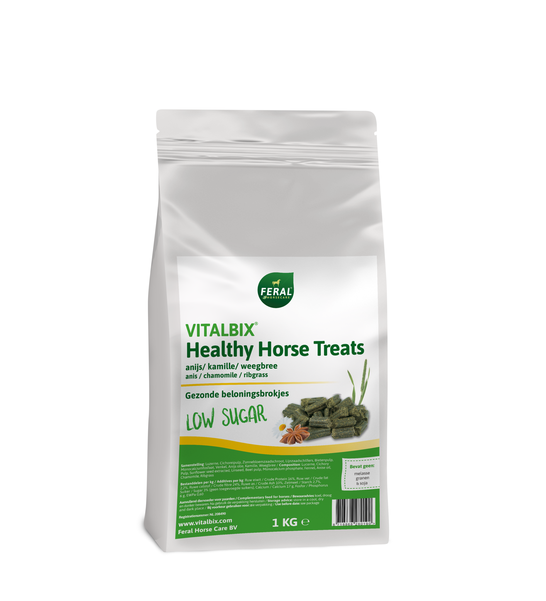 Healthy Horse Treats Anijs Kamille en Weegbree 1 kg