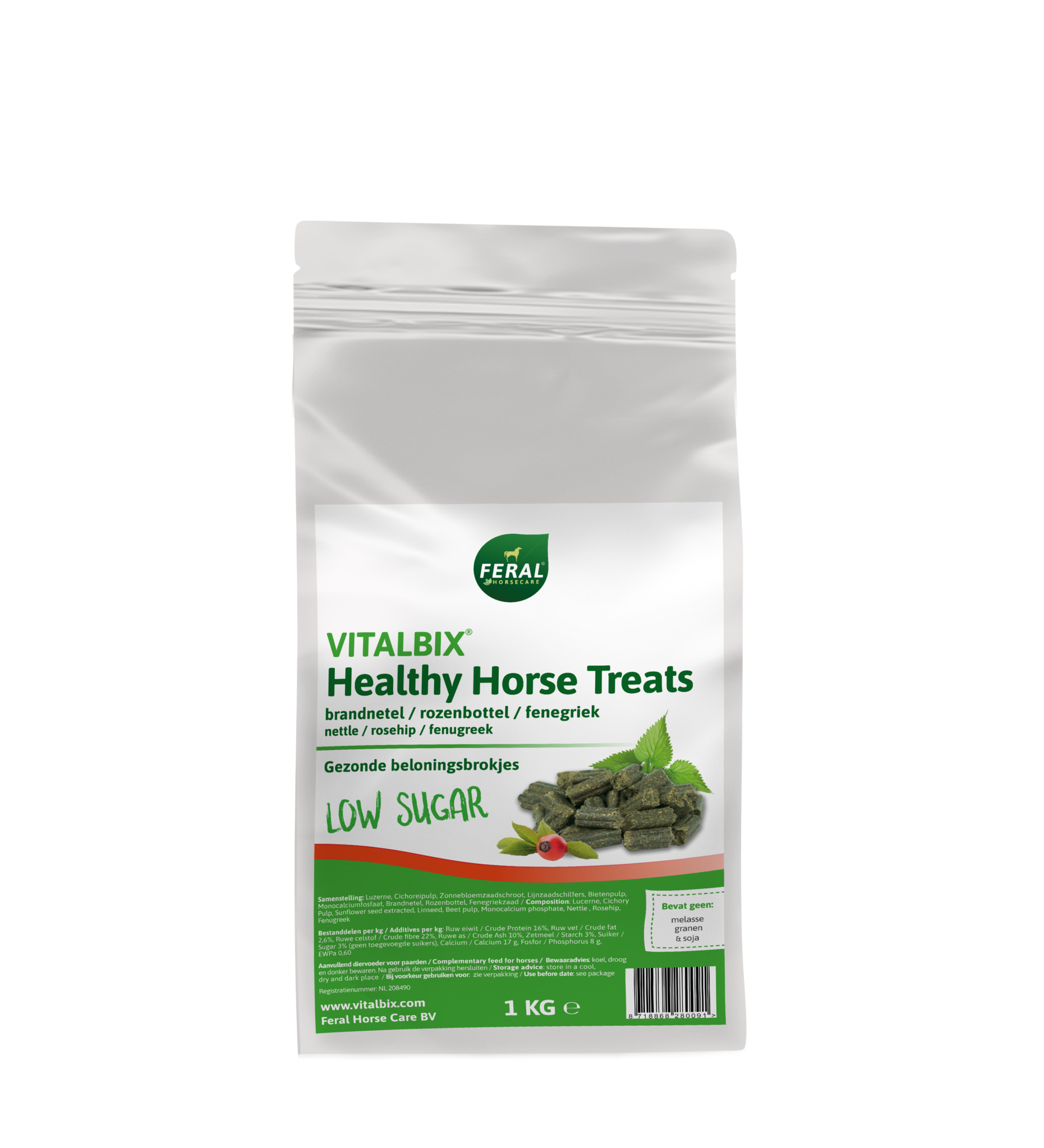 Healthy Horse Treats Hagebutten  Nessel 1kg