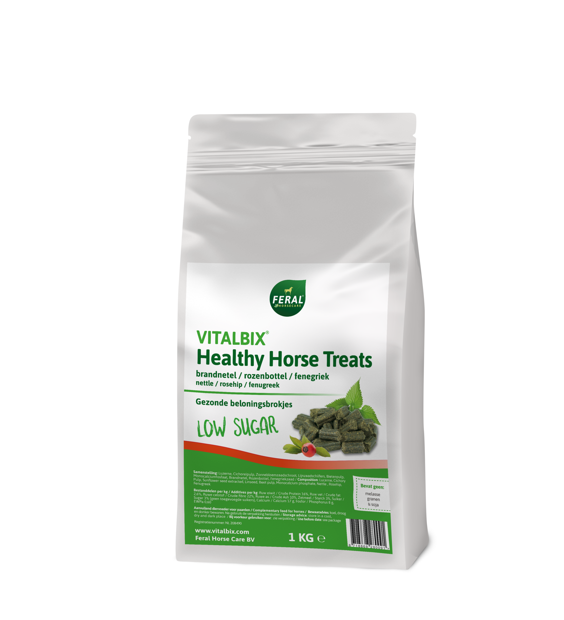 Healthy Horse Treats Hagebutten  Nessel 1kg