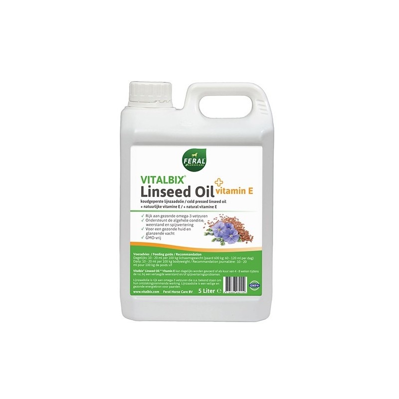 Linseed Oil + vitamine E 2l en 5l