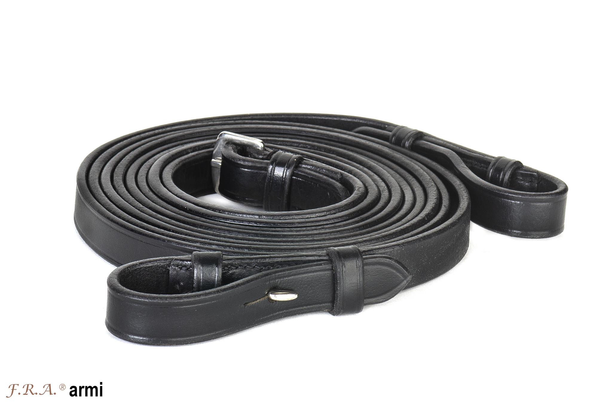 Armi Leder Zügel in Braun und Schwarz