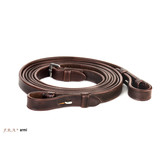 Armi leather rein in brown and black