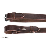 Armi leather rein in brown and black