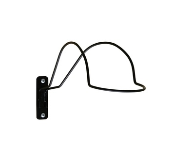 Riding helmet holder for storage of a riding helmet