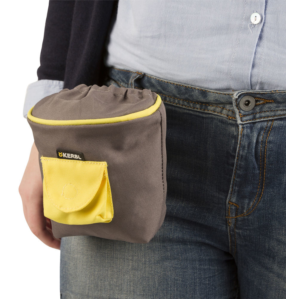 Freiheit Dressurtasche grau-gelb für Ihr Pferd oder Ihren Hund