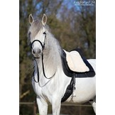 Madrid sheep sitting lambskin