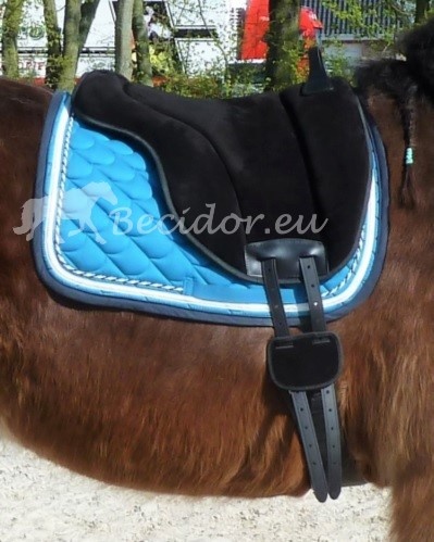 Support suède barebackpad, antislip
