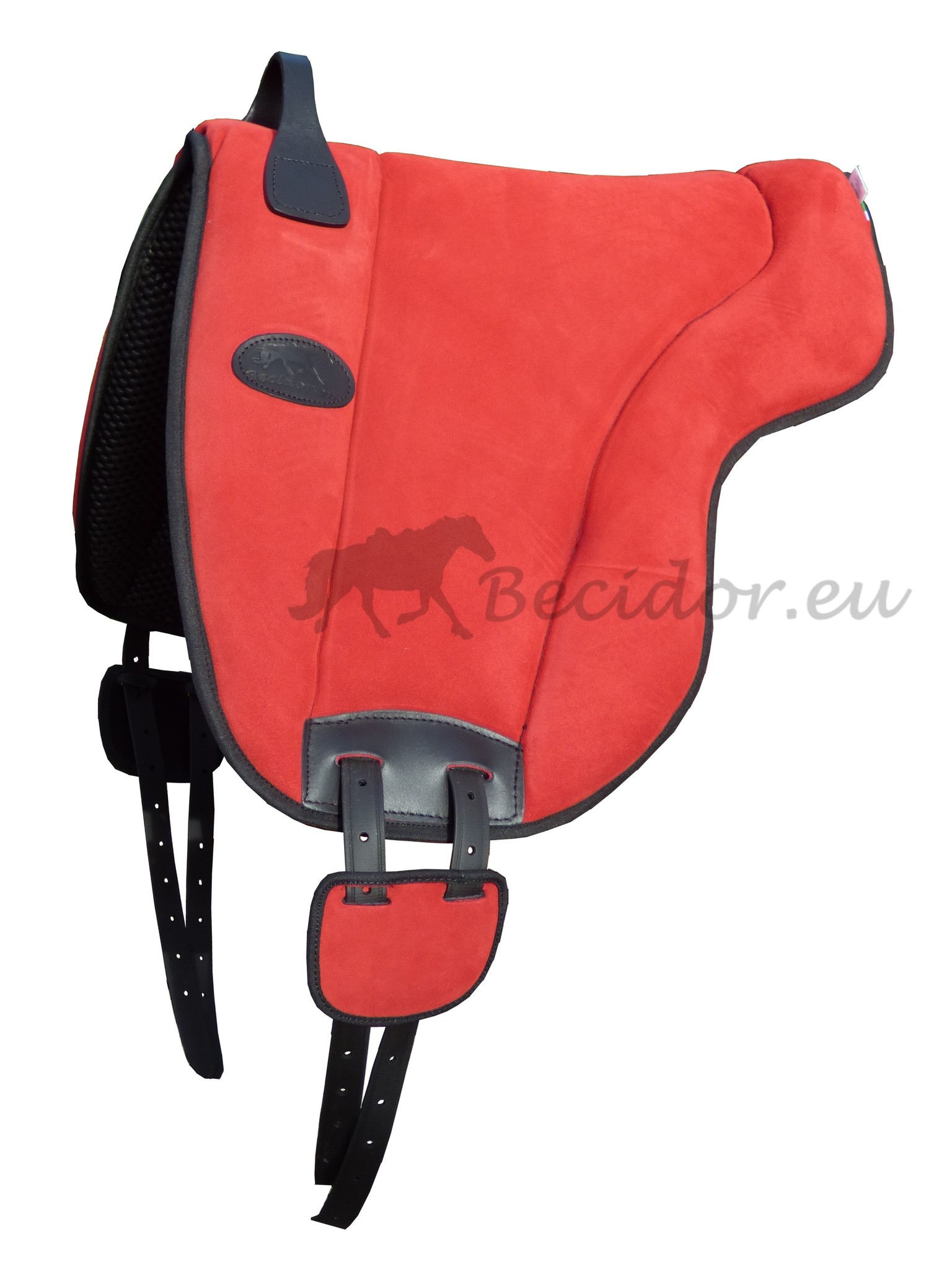 Support suède barebackpad, antislip