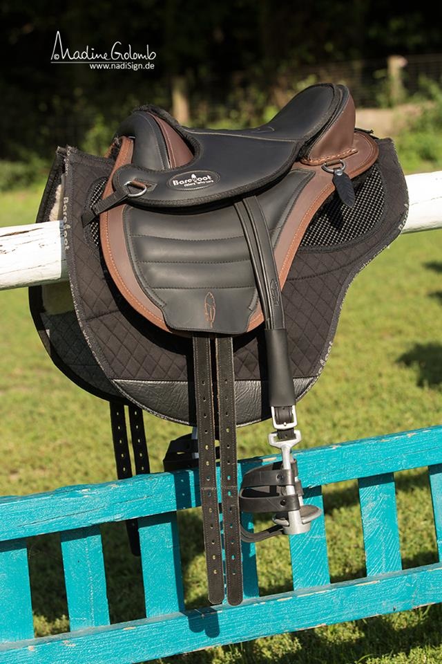 Cheyenne Barry boomlooszadel bruin-zwart