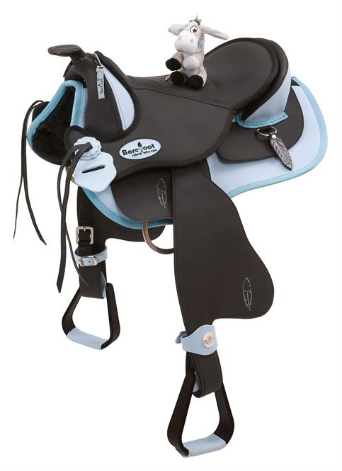 Arizona Kids westernzadel zwart