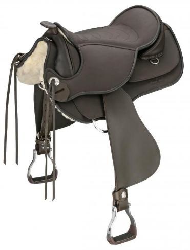 Arizona - abgerundeter Westernsattel leder