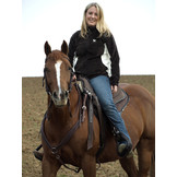 Arizona - abgerundeter Westernsattel leder