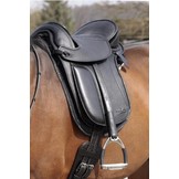 London - dressage saddle leather