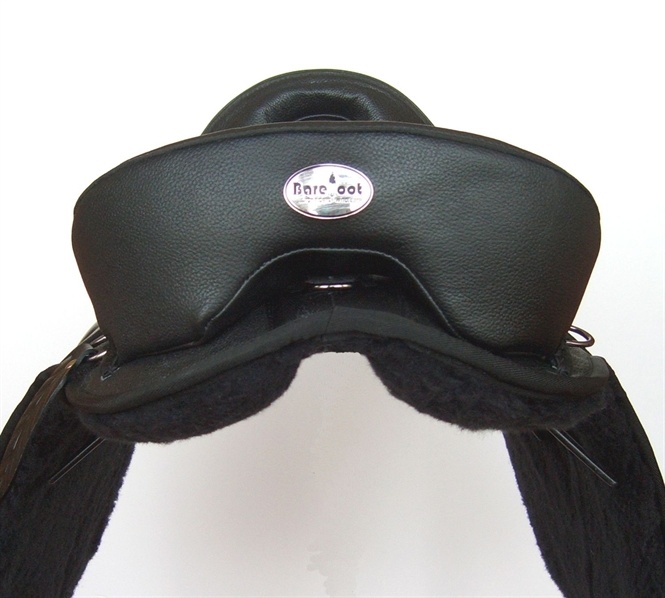 London - dressage saddle leather