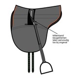 Beugelriemen  barebackpad