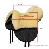 Barebackpad Tomentum Basic fellsattel