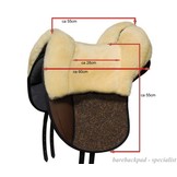 Bareback pad Tomentum Dressage fur saddle