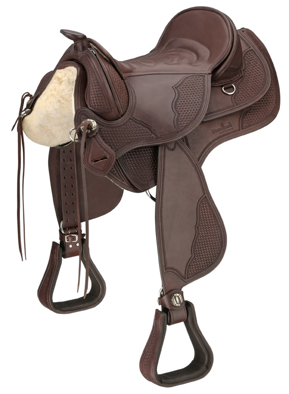 Arizona Nut - abgerundeter Westernsattel Leder