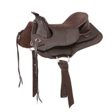 Arizona Nut - abgerundeter Westernsattel Leder