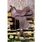 Arizona Nut - rounded westernzadel leer