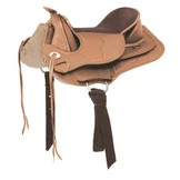 Arizona Rose - abgerundeter Westernsattel Leder