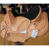 Arizona Rose - abgerundeter Westernsattel Leder