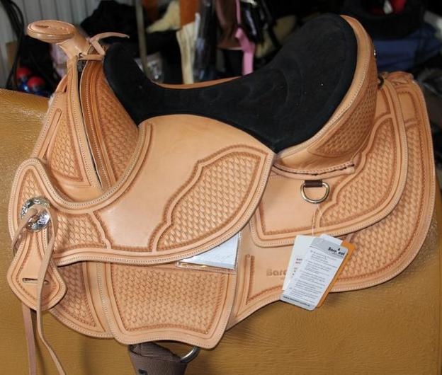Arizona Rose - abgerundeter Westernsattel Leder