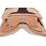 Arizona Rose - abgerundeter Westernsattel Leder