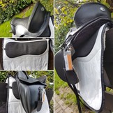 Wellington - dressuurzadel leer